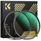 Kit Filtre Black Mist 1/4 + 1/8 82 mm - Pack Duo Effet Diffusion Cinéma & Glow - Idéal pour Vidéo Pro, Portrait et Mariage - Multicouches 28 Couches