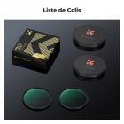 Kit Filtre Black Mist 1/4 + 1/8 82 mm - Pack Duo Effet Diffusion Cinéma & Glow - Idéal pour Vidéo Pro, Portrait et Mariage - Multicouches 28 Couches