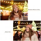 72 mm svart diffusjon 1/4 & 1/8 linsefiltersett (hver 1 stk), Mist Cinematic Effect Filter for Vlog/Video/Portrait Image med 28 Multi-Layer Coated-Nano-X
