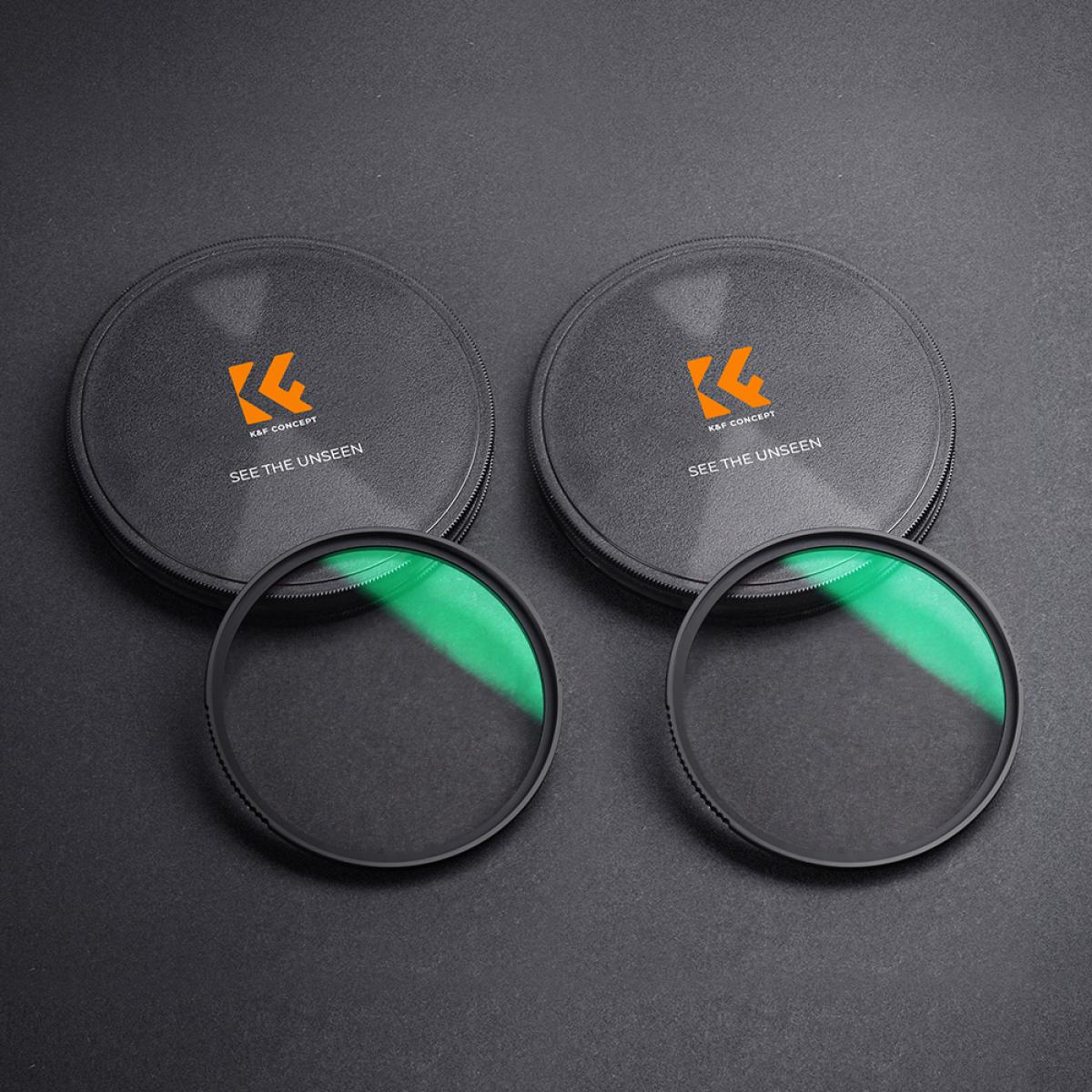 طقم فلاتر أسود 82 مم 1/4 و 1/8 تأثير سينمائي دريم - نانو إكس	