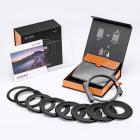 100x100mm neliö musta diffuusiosuodatinsarja musta diffuusio 1/4 suodatin + suodatinpidike