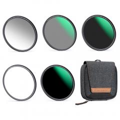 72mm Kit Filtro ND Magnetico GND8 + ND8 + ND64 + ND1000 + Adattatore - Serie Nano-Xcel