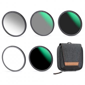 Kit de filtro de lente magnética de 67 mm GND8+ND8+ND64+ND1000+Anel adaptador magnético 5 em 1 Sistema de troca rápida Série Nano Xcelcel