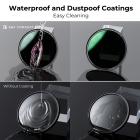 58mm Magnetisk Linsefiltersett GND8+ND8+ND64+ND1000+Magnetisk Adapterring 5 i 1 Hurtigbyttesystem Nano-X-Serien