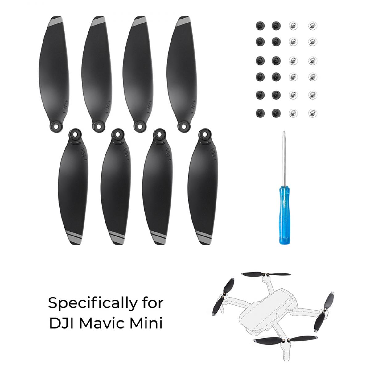 Mavic Mini Lens Filter Kit Mini 2 SE/ UV + ND4/PL + ND8/PL +ND16/PL + ND32/PL +ND64/PL + 1 set di pale della ventola