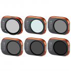 DJI Drone Filter Mini 3 Pro HD Filter 6pcs Set (UV+CPL+ND8+ND16+ND32+ND64) con rivestimento verde antiriflesso a 28 strati, impermeabile e antigraffio Modello compatibile Mini3