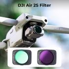 Drone DJI AIR 2S Filter Set Variable ND VND2-5 & VND6-9 2st med antireflekterande grön film, en uppsättning propellrar för Drone AIR 2S