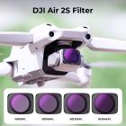 Drone DJI AIR 2S -suodatinsarja ND8 / PL+ND16 / PL+ND32 / PL+ND64 / PL 4 kpl heijastuksenestoisella vihreällä kalvolla, potkurisarja Drone AIR 2S:lle