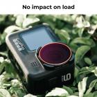 Actionkamerafiltersett 4 stk HD (ND8/PL+ND16/PL+ND32/PL+ND64/PL) med antirefleks grønn film for GOPRO Hero 9/10/11