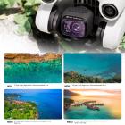 DJI Drone Mini3 Pro -suodatinsarja (ND4 + ND8 + ND16 + ND32 + ND64 + ND1000), jossa yksipuolinen heijastuksenesto vihreä kalvo ja päitsit Mini3:lle