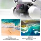 DJI Drone Mini3 Pro -suodatinsarja (ND4 + ND8 + ND16 + ND32 + ND64 + ND1000), jossa yksipuolinen heijastuksenesto vihreä kalvo ja päitsit Mini3:lle