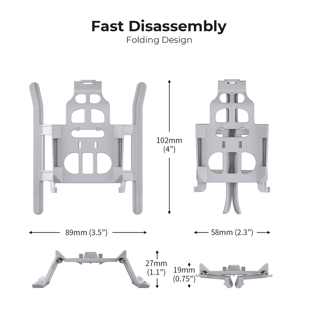 DJI Drone Mini3 Pro filtersett (ND4 + ND8 + ND16 + ND32 + ND64 + ND1000) med ensidig antirefleks grønn film og et sett med padler for Mini3