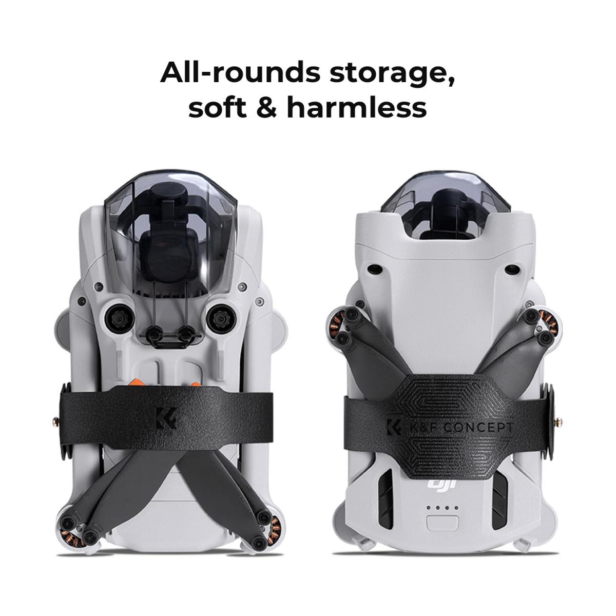 DJI Mini 3 PRO -suojakalvo kauko-ohjaimelle näytöllä (2 kpl pakkaus) + korotettu laskuteline + potkurin törmäyksenestorengas + potkurin nippu, 4 in 1 setti