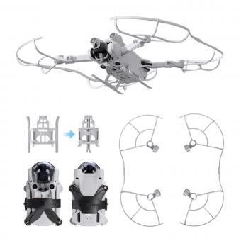 DJI Mini 3 PRO Förhöjd landningsställ + Propeller anti-kollisionsring + Propeller fasthållare 3 i 1 set