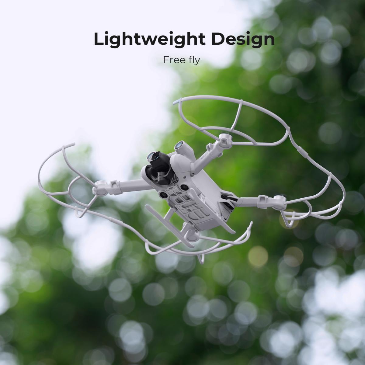 DJI Mini 3 PRO korotettu laskuteline + potkurin törmäyksenestorengas + potkurin rajoitin 3 in 1 setti