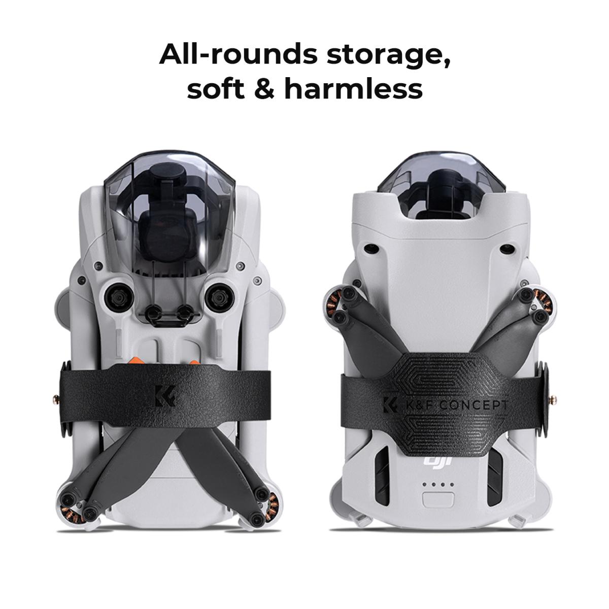 DJI Mini 3 PRO korotettu laskuteline + potkurin törmäyksenestorengas + potkurin rajoitin 3 in 1 setti