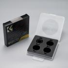 Kit filtri DJI Osmo Action 3 4 pezzi HD (ND4 + ND8 + ND16 + ND32) con pellicola verde antiriflesso su un solo lato