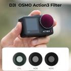 Kit filtri DJI Osmo Action 3 3 pezzi HD (CPL+ND8+ND16) con pellicola verde antiriflesso su un solo lato