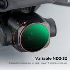 DJI Mavic 3 Classic Variable ND Filters Kit 2 kpl ND2-32+ ND32-512, yksipuolinen heijastuksenesto vihreä kalvo vedenpitävä ja naarmuuntumaton