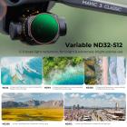 DJI Mavic 3 Classic Variable ND Filters Kit 2 kpl ND2-32+ ND32-512, yksipuolinen heijastuksenesto vihreä kalvo vedenpitävä ja naarmuuntumaton