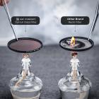 40,5 mm objektivfiltersæt UV + CPL + objektivdæksel + 3 renseklude, filtersæt ultraviolet polariserende dækselsæt med objektivfilterpose Nano-Klear-Serien