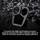 Drone Filter DJI Mavic 3 Pro ND Suodatinsarja 4 kpl (ND8+ND16+ND32+ND64) Monipinnoitettu HD-optinen lasi heijastamattomalla vihreällä pinnoitteella