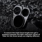 Drone Filter DJI Mavic 3 Pro ND&PL Filter 2 in 1 Kit 4kpl (ND8&PL+ND16&PL+ND32&PL+ND64&PL) Monipinnoitettu HD-optinen lasi heijastamaton vihreä