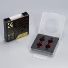 ND8+ND16+ND32+ND64 Kit Filtri Obiettivo Compatibile con Insta360 GO 3, Filtro Protezione Obiettivo Anti-Olio Anti-Graffio Impermeabile