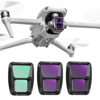 DJI Air 3 CPL+ND8+ND16 3cps Set di Filtri  , Filtro in Vetro ottico HD Multistrato a 28 Strati