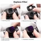 K&F Concept ND filtersæt til DJI Mini 4 Pro 4 Pack (ND8, ND16, ND32 og ND64)