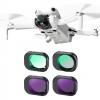 K&F Concept ND / UV / CPL-filtersats för DJI Mini 4 Pro 4-pack (CPL, UV, ND8 & ND16)