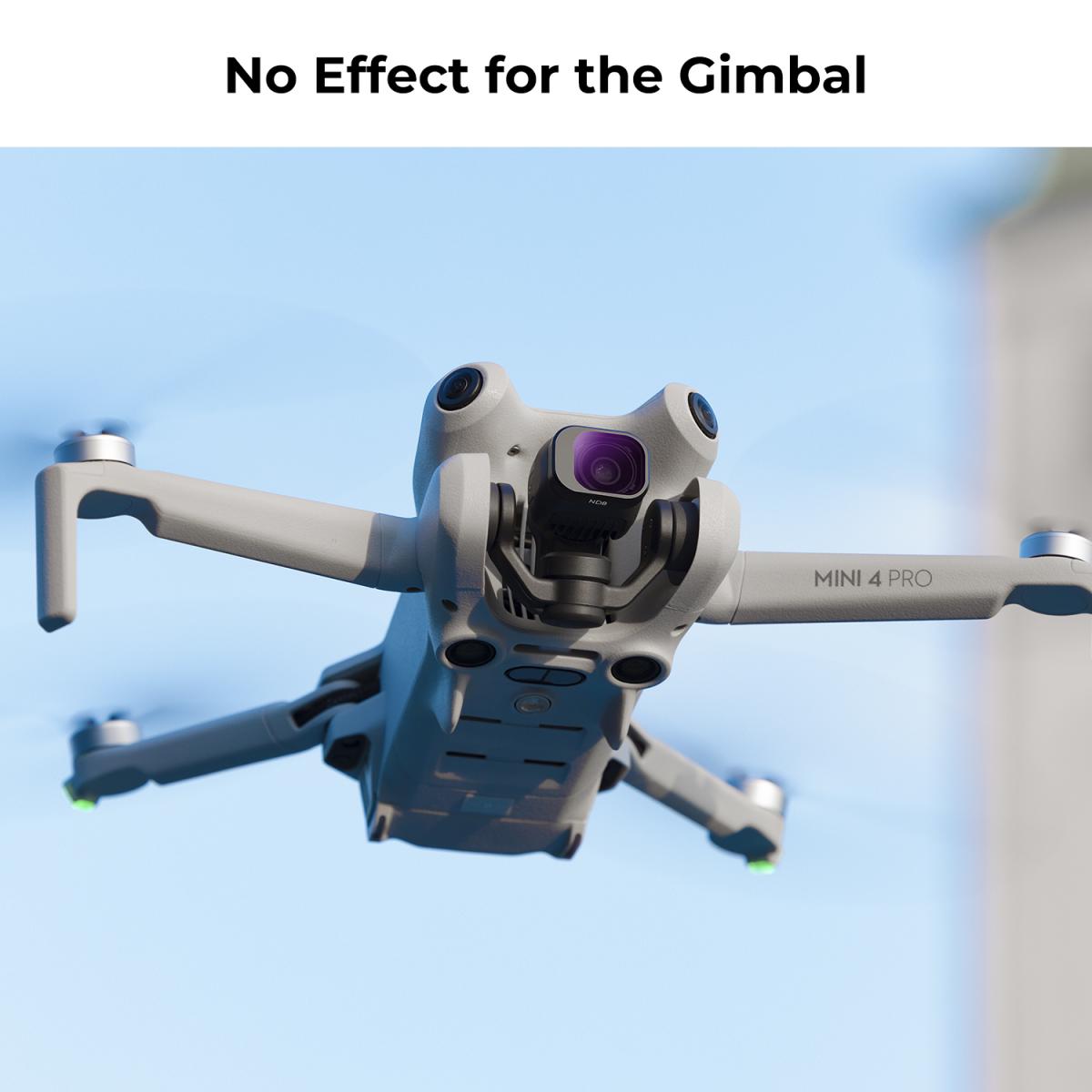 K&F Concept Mini 4 Pro Filterset 4 Stuks CPL + UV + ND8 + ND16 Filter Compatibel met DJI Mini 4 Pro