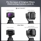 Filtry K&F Concept ND do DJI Osmo Pocket 3, magnetyczne filtry ND4+ND8+ND16+ND32 Zestaw 4 szt. 28-warstwowe szkło optyczne HD z powłoką nano