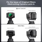 K&F Concept VND-filter för DJI Osmo Pocket 3, Magnetic Variable ND2-32 + ND32-512 Neutral Density Filter 28-lagers nanobelagt HD Optiskt glas