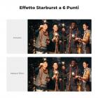 49mm Filtri Stella 3PCS, Filtro Stella 4 Punti+ Filtro Stella 6 Punti+ Filtro Stella 8 Punti,Filtro Effetto Scintillante in Vetro Ottico con 3pcs Panni di Pulizia per Obiettivi, Nano-Klear