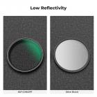 K&F Concept 58mm Stjernefiltersett (3 deler), 4 Punkter, 6 Punkter, 8 Punkter for Kryssfilter, Stjernefiltersett med 18 lag Nanobelegg Kamerastjernefilter med 3 Rengjøringskluter Nano-Klear Serien