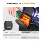 Magnetic Filter Set 52mm CPL+ND8+ND64 mit Magnetischer Adapterring und Objektivdecke, Filtertasche Magnetischer Quick Swap System Nano-Xcel Serie