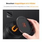 Kit de Filtres CPL + ND8 + ND64 + Bague + Bouchon 77mm | Système Magnétique & Verre HD & Revêtement 28 Couches | Parfait pour Paysage