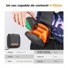 Kit de Filtres CPL + ND8 + ND64 + Bague + Bouchon 77mm | Système Magnétique & Verre HD & Revêtement 28 Couches | Parfait pour Paysage