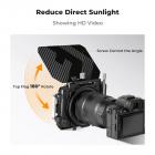 طقم صندوق غير لامع + فلتر مربع ND4+ND32 متوافق مع فلترين مربعين مقاس 4x5.65 بوصة يتضمن حلقات محول 67/72/77/82/95 مم من سلسلة Nano-Xcel