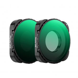 K&F Concept 2 Pezzi Kit di ND Filtri (ND2-32 + ND32-512) per GoPro Hero 13/12/11/10/9, con Filtro Variabile ND2-32 e ND32-512 con 28 Strati di Nano Rivestimento, Fotocamera di Azione Accessori
