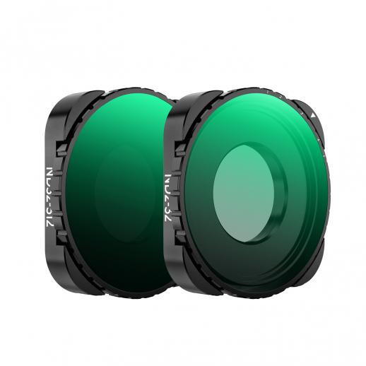 K&F Concept 2 Pezzi Kit di ND Filtri (ND2-32 + ND32-512) per GoPro Hero 13/12/11/10/9, con Filtro Variabile ND2-32 e ND32-512 con 28 Strati di Nano Rivestimento, Fotocamera di Azione Accessori