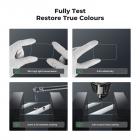 Kameraskjermbeskytter 9 stk. Kompatibel med GoPro Hero 9/10/11/12, Ultra Clear skjermbeskytter i herdet glass*3 + linsebeskytter*3 + LCD-skjermfilm foran*3