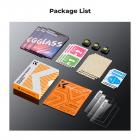 Kameraskærmbeskytter*3 Kompatibel med Sony ZV-1, ZV-1 II, ZV-E10, 0,3 mm 9H Hårdhed Hærdet glas med Hot Shoe Level*3 + Støvsuger*1