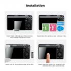 Kameraskærmbeskytter*3 Kompatibel med Ricoh GR III, 0,3 mm 9H Hårdhed Hærdet glas med Hot Shoe Level*3 + Støvsuger*1