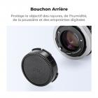Bouchon de boîtier à monture Canon FD * 2 + Bouchon arrière d'objectif * 2 + Bouchon de griffe porte-accessoire * 2 + Chiffon de nettoyage * 1 Compatible avec Canon F-1, FTb, AE-1, A-1, AT-1, AV-1, AL-1, T60, T70, T80, T90