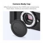 Olympus M4/3-monteret kropshætte*2 + objektivdæksel på bagsiden*2 + Hot Shoe-hætte*2 + renseklud*1 Kompatibel med Olympus E-M1X, E-M1 II, E-M5 III, E-M10 IV, E- PL9, E-PL8, E-P7