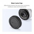 Olympus M4/3-monteret kropshætte*2 + objektivdæksel på bagsiden*2 + Hot Shoe-hætte*2 + renseklud*1 Kompatibel med Olympus E-M1X, E-M1 II, E-M5 III, E-M10 IV, E- PL9, E-PL8, E-P7