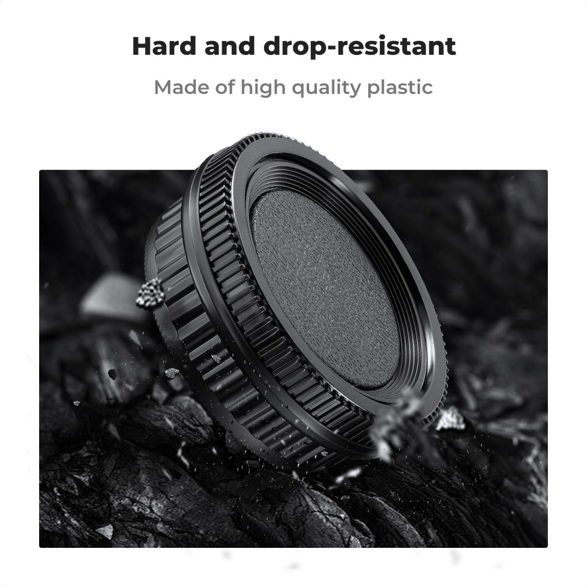 Pentax K-mount kropshætte*2 + objektivbagdæksel*2 + Hot Shoe-hætte*2 + renseklud*1 Kompatibel med Pentax K3, K3 II, K70, KS1, KS2, K500, K50