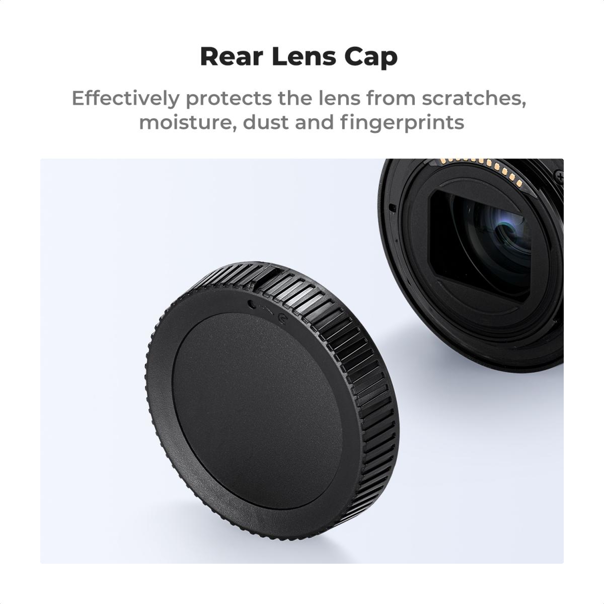 Nikon Z-mount kropshætte*2 + objektiv baglåg*2 + Hot Shoe cap*2 + renseklud*1 Kompatibel med Nikon Z6, Z7, Z8, Z9, Z30, Z50, Z5, Z7 II, Z6 II, ZF C